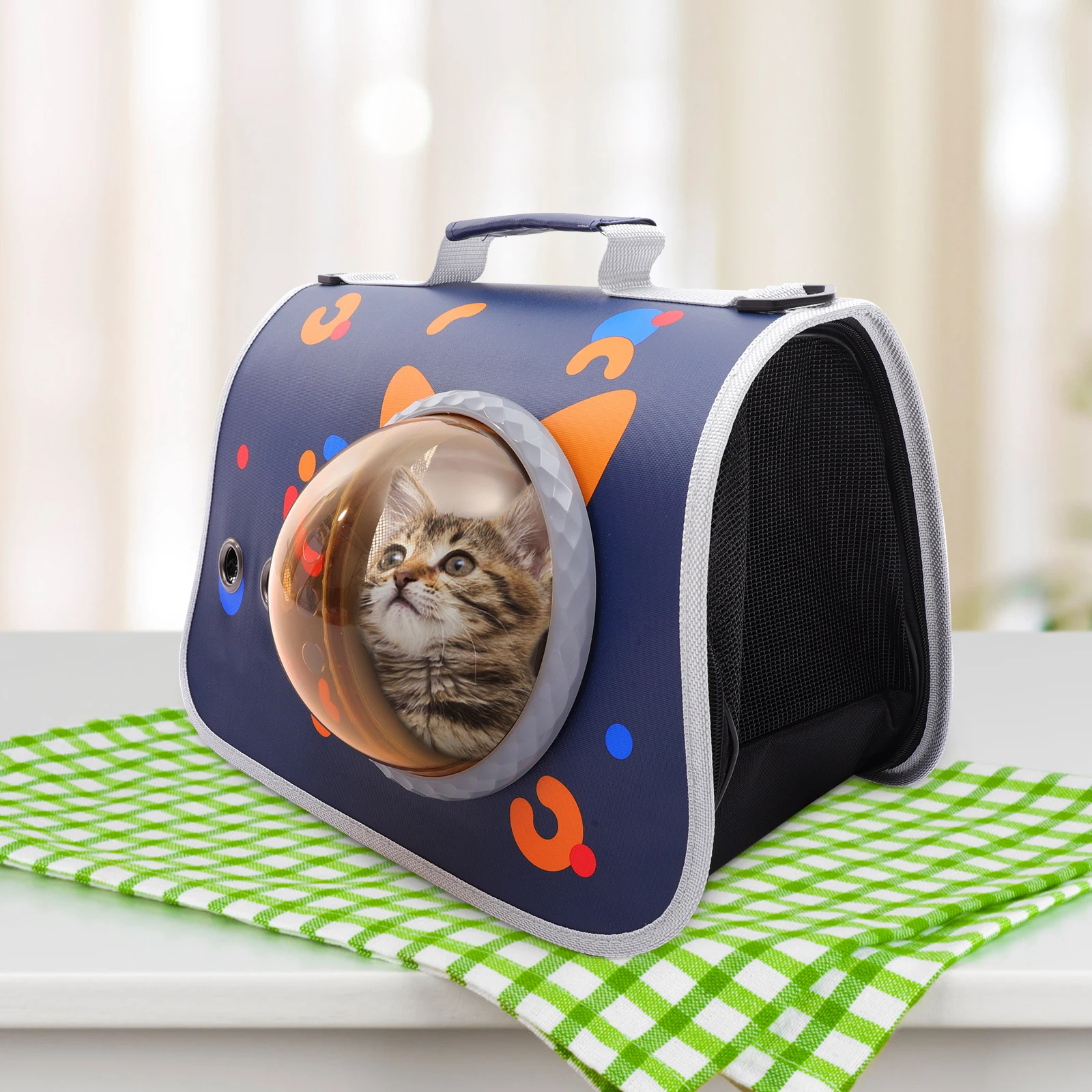

Pet Travel Bag Oxford Cloth Dog Bag Cat Carrier Back Pack Cat Carrier Collapsible Small Dogs