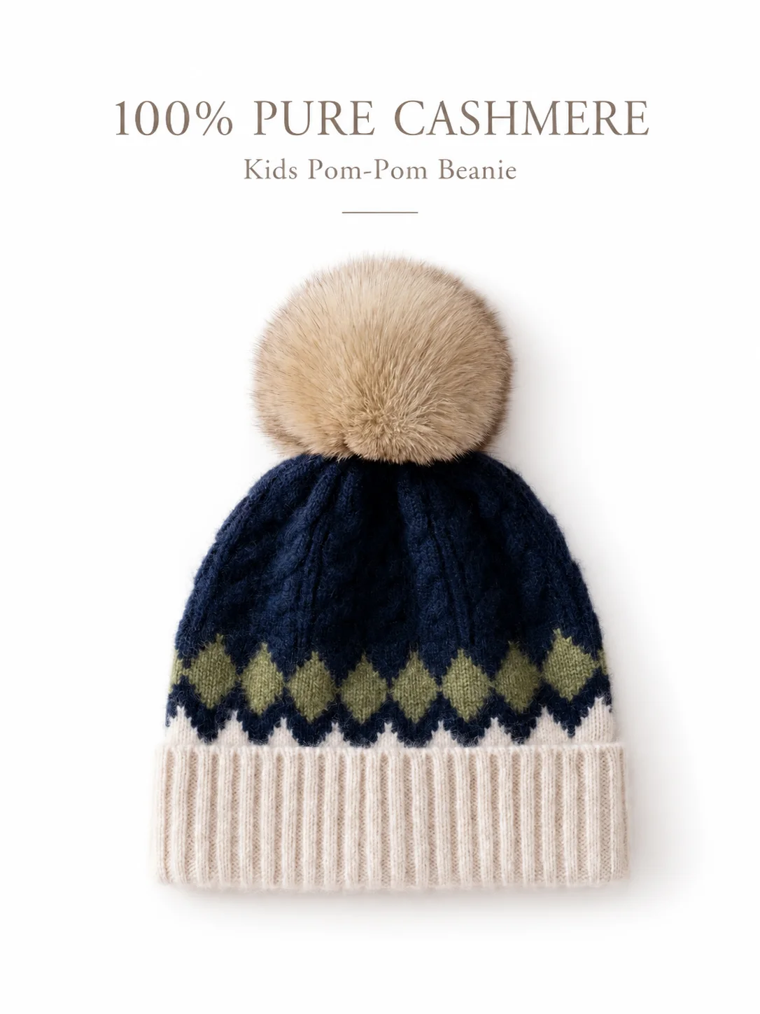 luxury-kids-100-pure-cashmere-pom-pom-beanie-soft-warm-winter-hat-color-block-knit-cap-with-fur-pom-children-holiday-gift-cap