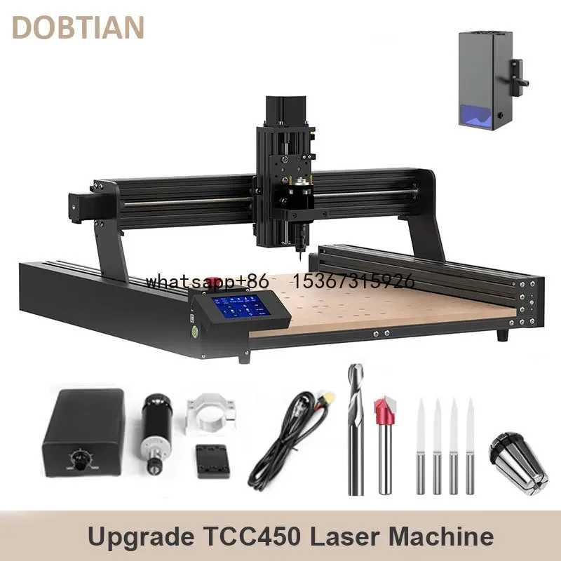 

TTC450 Router Milling Cutting Laser Engraver 500W Spindle Motor Kit Laser Engraving Machine DIY Wood working