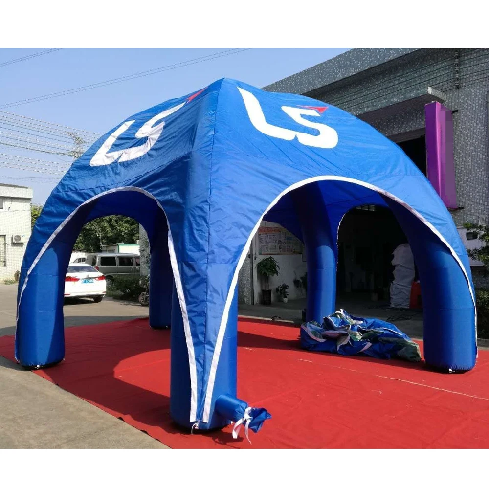 wholesale High quality giant inflatable event tent with printings inflatables dome tent spider party tents trade show kiosk for