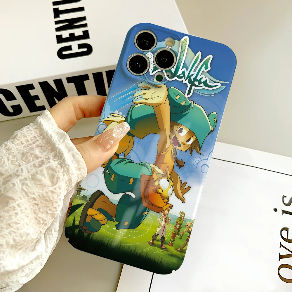 ألعاب المغامرة W-wakfu جراب هاتف FUNDA آيفون 17 16 15 14 13 12 11 Plus Pro Max Mini لامع HD غطاء صلب فيلم