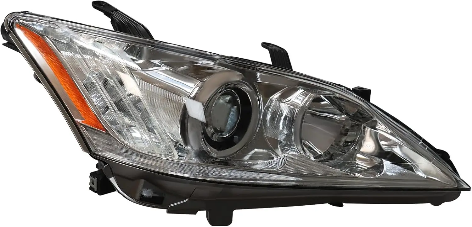 

Передняя фара в сборе для 2010-2012 Lexus ES350 без модели AFS HID, сменная правая сторона пассажира HID фара Chrome Housin