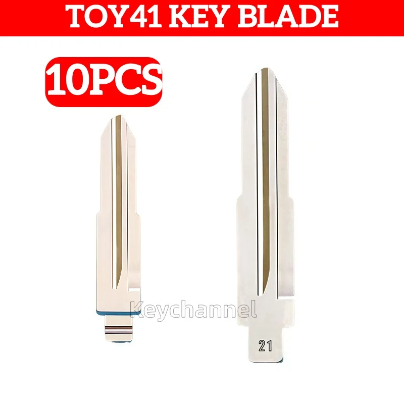 

Keychannel 10 шт. TOY41 Универсальный Автомобильный ключ № 21 KD ключ пустой для KD KEYDIY VVDI Xhorse пульт дистанционного управления для Toyota Сменное лезвие