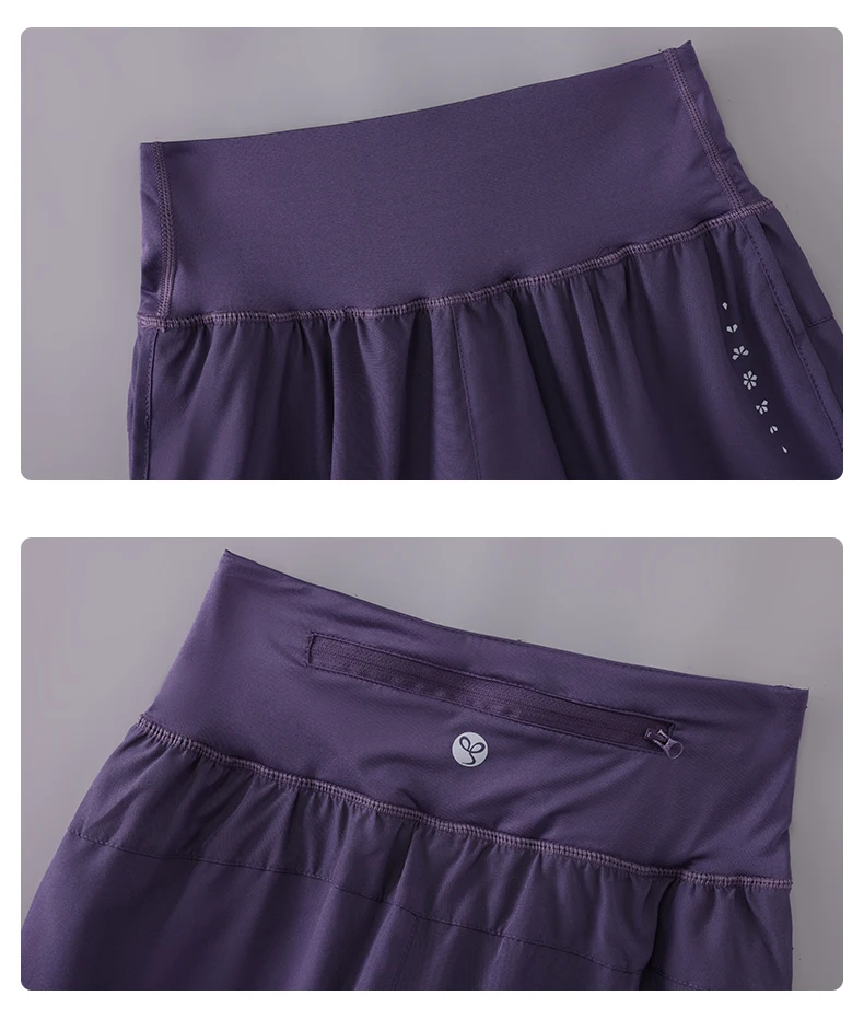 DRUR Damen-Radhose, hohe Taille, schnell trocknend, Yoga-Shorts, Damen-Sommer-Sport, kurze Hose mit Innenfutter, Fitnessstudio-Bekleidung – Detail 12