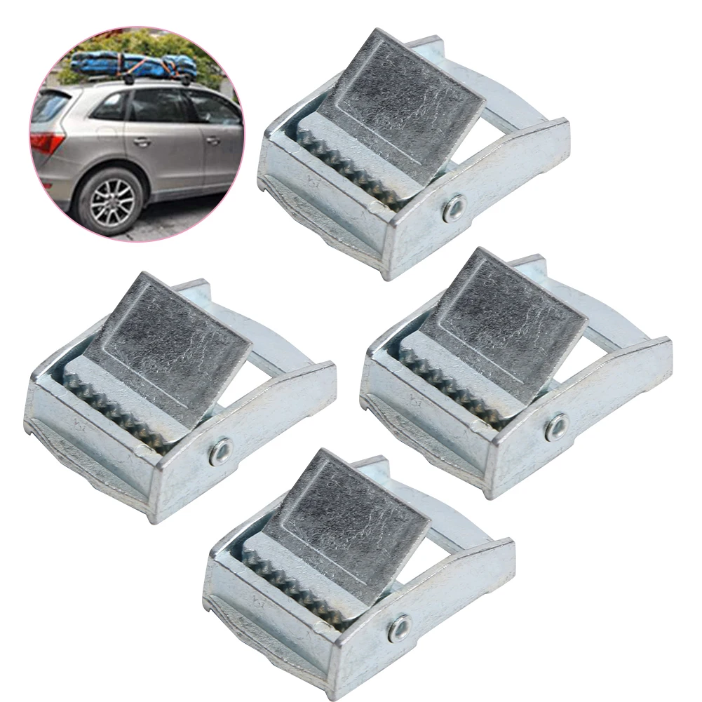 4 قطعة مشبك لحزام التعادل أسفل مشبك سبائك الزنك للخدمة الشاقة حزام البضائع المربوطة مشبك السقاطة الموتر الثابت