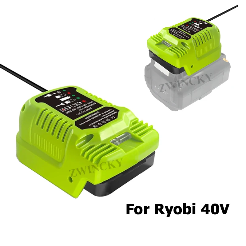 NEWEST For Ryobi Charger OP401 Replacement Charger for Ryobi 40V Lithium BatteryOP4015 OP4026 OP4030 OP4040 OP4050 fast charging