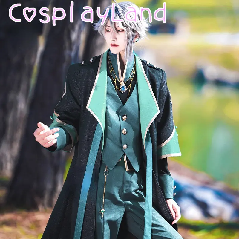 Genshin Impact Al Haitham Cosplay Costume Carnival Uniform Suit Anime Halloween Men Suit Game Al Haitham Casual Outfit