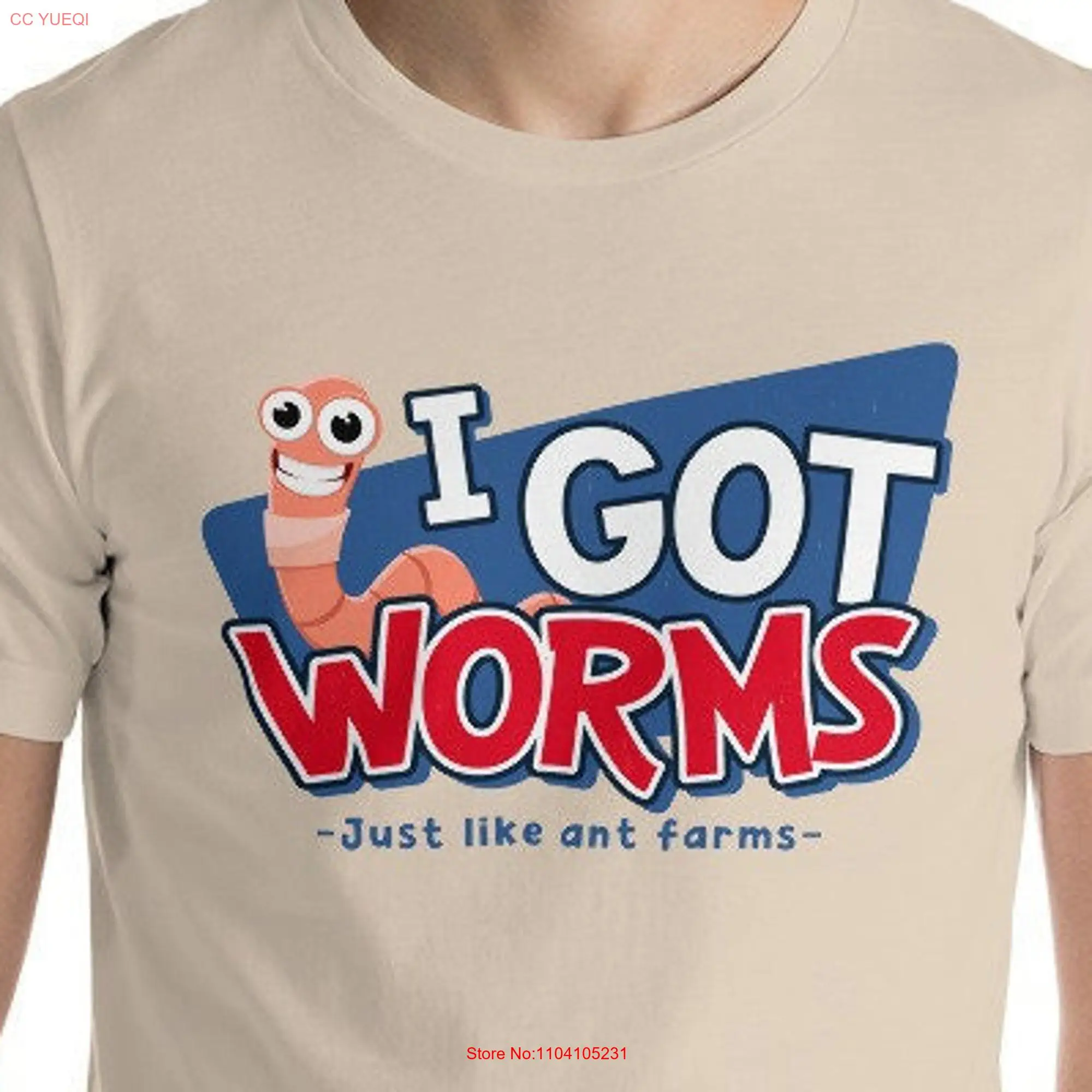 I got Worms T Shirt Funny Movie 90s long or short sleeves