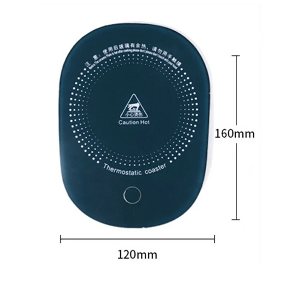 1PC Cup Heater Mat Smart Electric USB Cup Mug Tea/Coffee/Drink Warmer Heater Tray Mat 55/131°F Gravity Sensor Pad