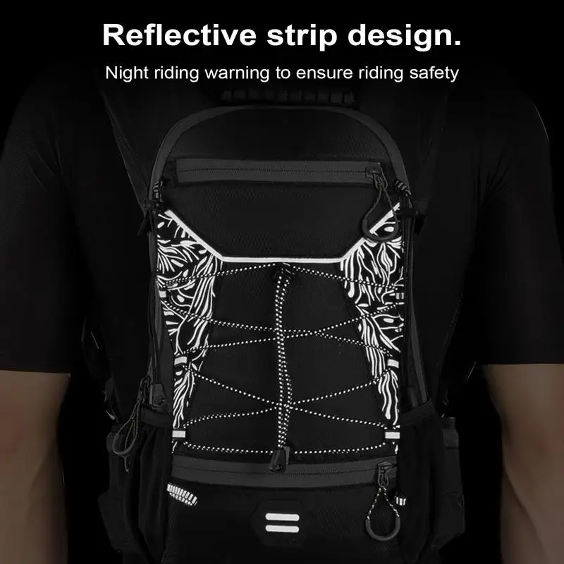 

Trekking Backpack 16L Hiking Backpacks Multifunctional Breathable Hiking Backpacks Reflective Climbing Backpack For Women Men