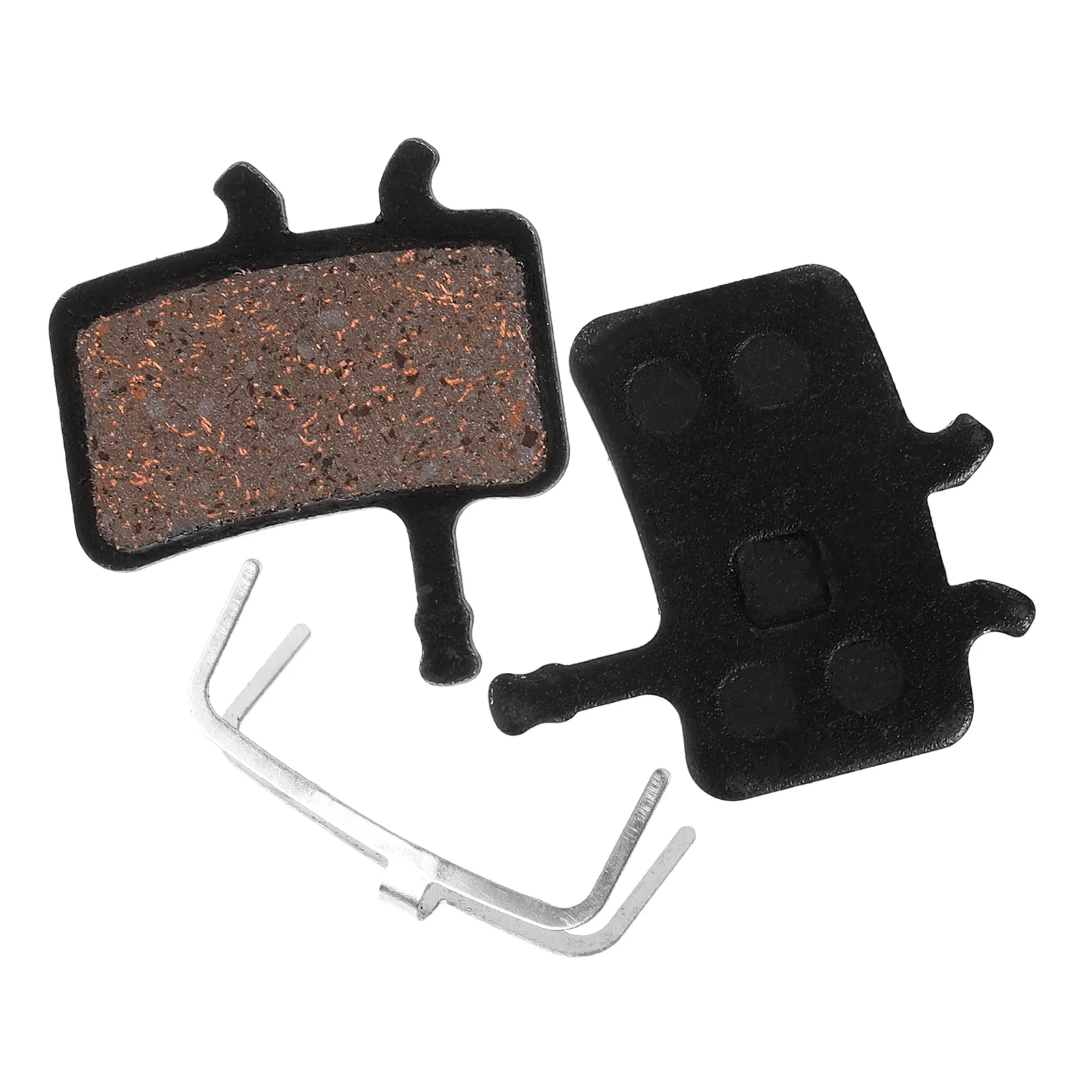 

Bike Disc Brake Pads V-shape Metal Part Cycling Block Brakes for Road Wear Resistance Easy Install Suitable Daily