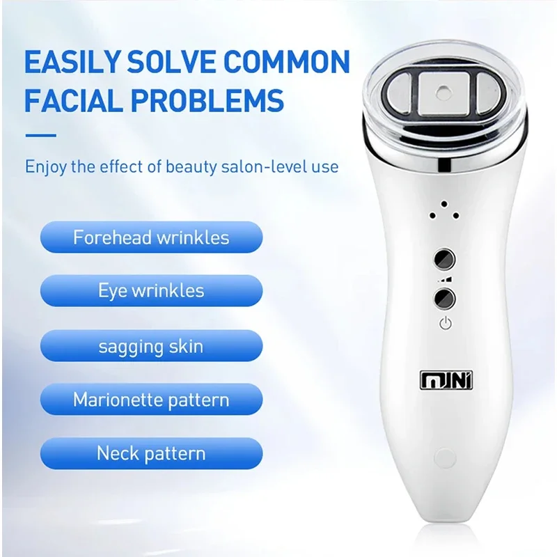 ขายร้อน Mini Handheld Ultrasonic มีดฟื้นฟูผิวและความงามอุปกรณ์ Micro Current Facial Lifting และ Firming Massager