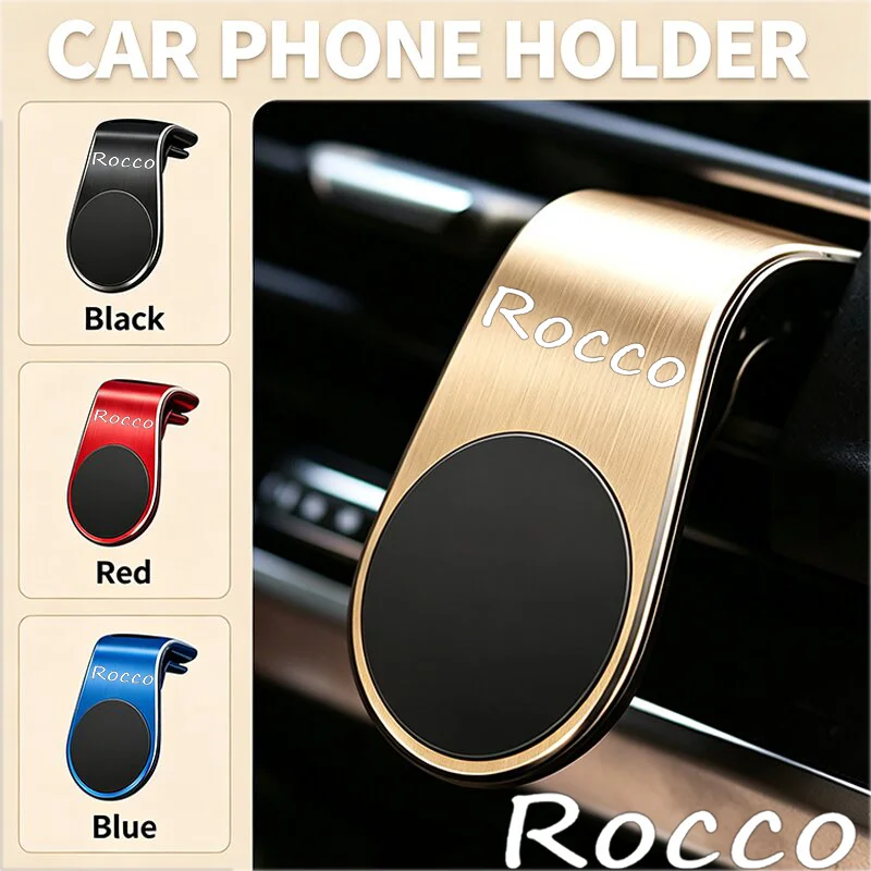 Magnetic Attraction Car Mobile Phone Holder Supportor For Volkswagen Rocco Logo Lavida Santana CC Interior Accessories