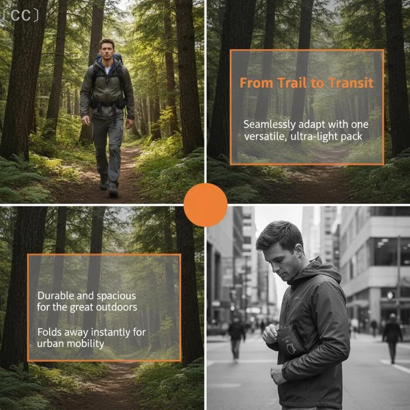 〔CC〕High Quality Packable Backpack Lightweight Foldable Outdoor Bag For Men Women〔88〕