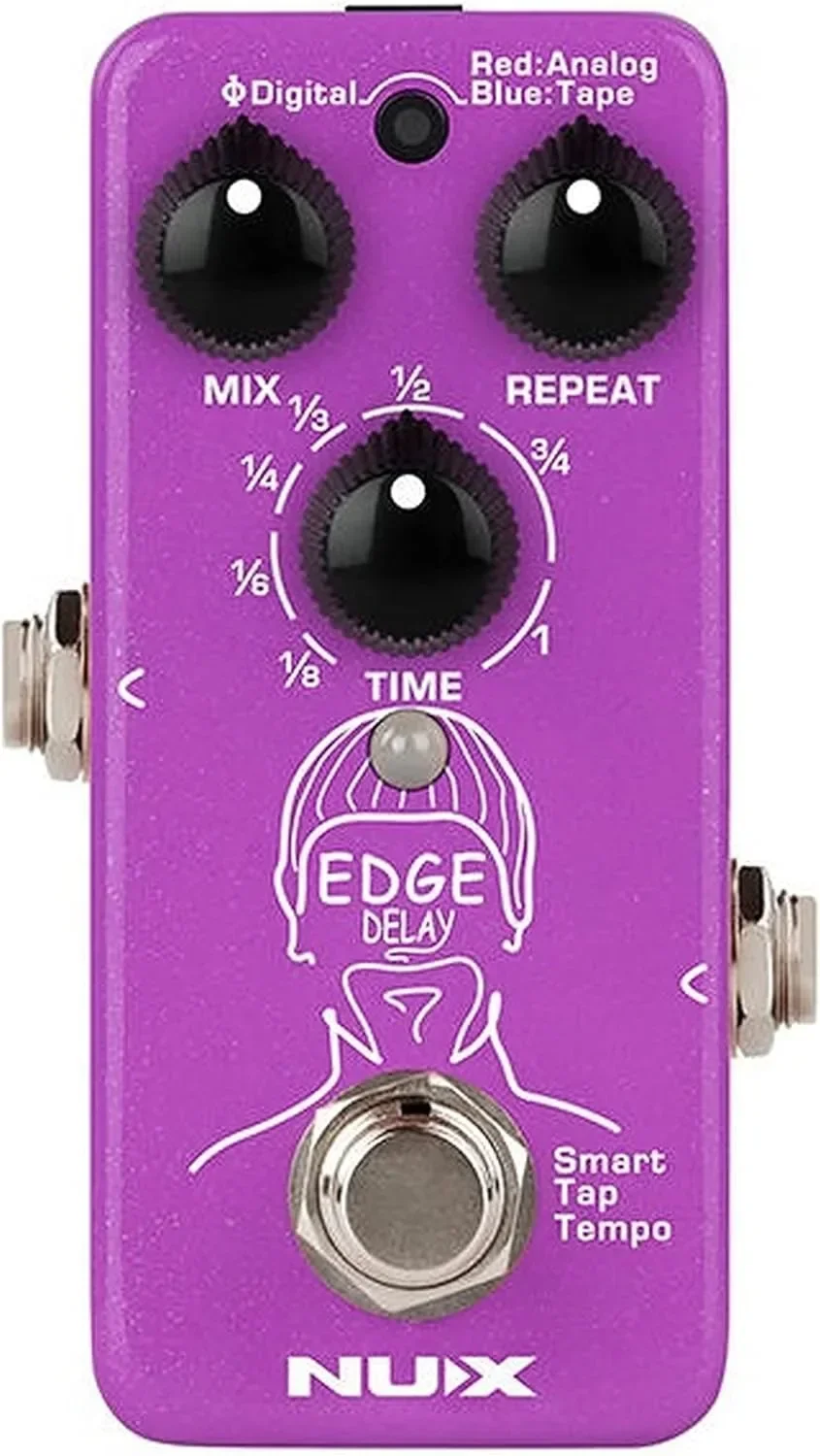 NUX-Delay Chorus Overdrive Distortion Effect Guitar Pedal Processor, Reissue Series, Multi Effects for Electric Guitar Accessori