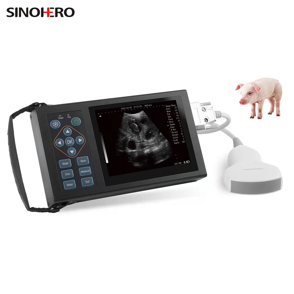 

5.6 Inch LED Screen Ultrasonic Portable Pigs Sheeps Dogs Diagnostic Machine for Animals Pet Veterinary Ultrasound Probe