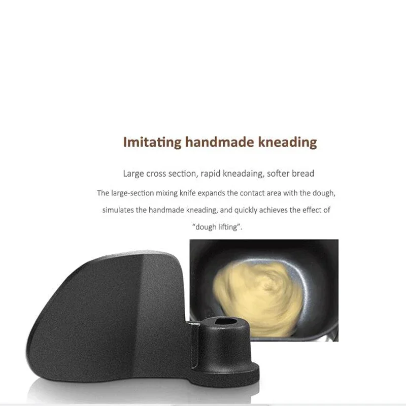 Новая электрическая хлебопечка 220 В, бытовая маленькая автоматическая интеллектуальная ферментированная машина для выпечки хлеба и муки, машина для завтрака 580 Вт MM-TLS