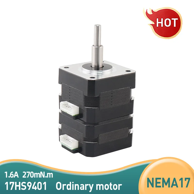 1PCS SDouble layer stacked nema17 stepper motor 42CD55-0805 1.6A 270mN.m forward  reverse automatic micro42 motor for 3D printer