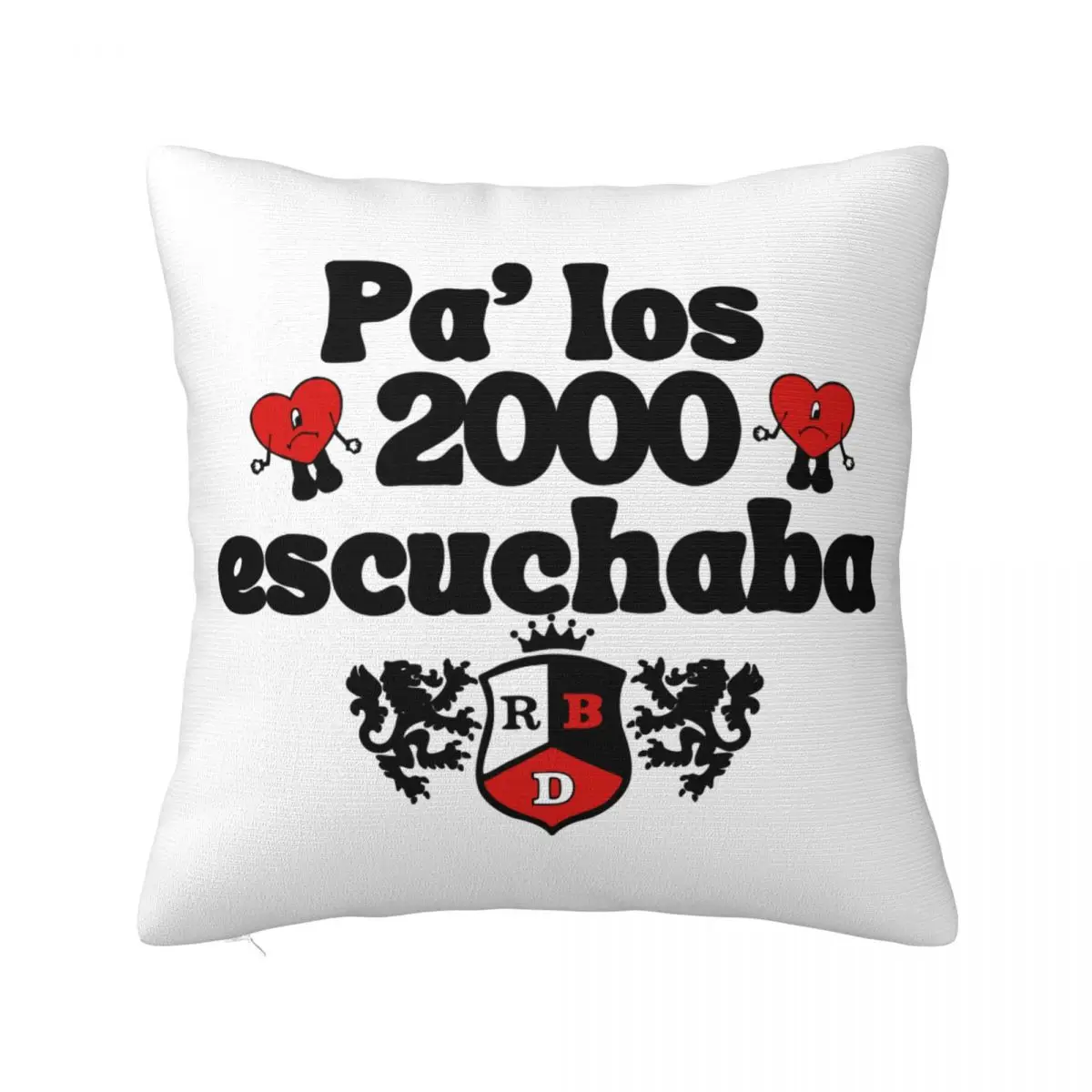 Rebelde Mexican Logo Pillow Cases Rbd Cushion Cover Funny Polyester Decor Pillowcase for Home 45*45cm