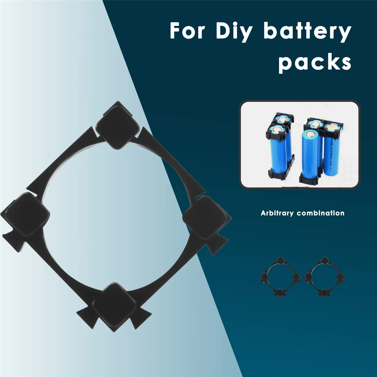 100 قطعة 18650 خلية ليثيوم بطارية أسطوانية حامل قوس لتقوم بها بنفسك بطارية Pack-PZZW