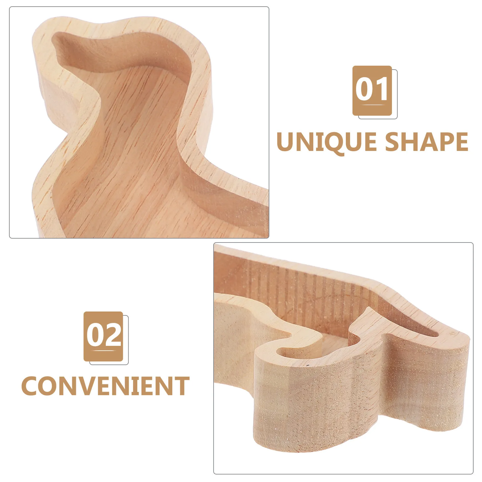 

Christmas Dachshund Dog Shape Wood Snack Serving Tray Xmas Fruit Dessert Candy Plate for Party Family Gatherings Hotels