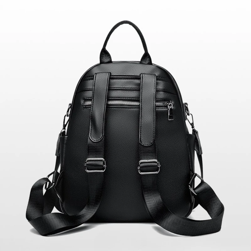 New Fashionable Double-shoulder Bag - Simple Design, Large Capacity, Versatile Travel Backpack, Unique Style, Student Schoolbag