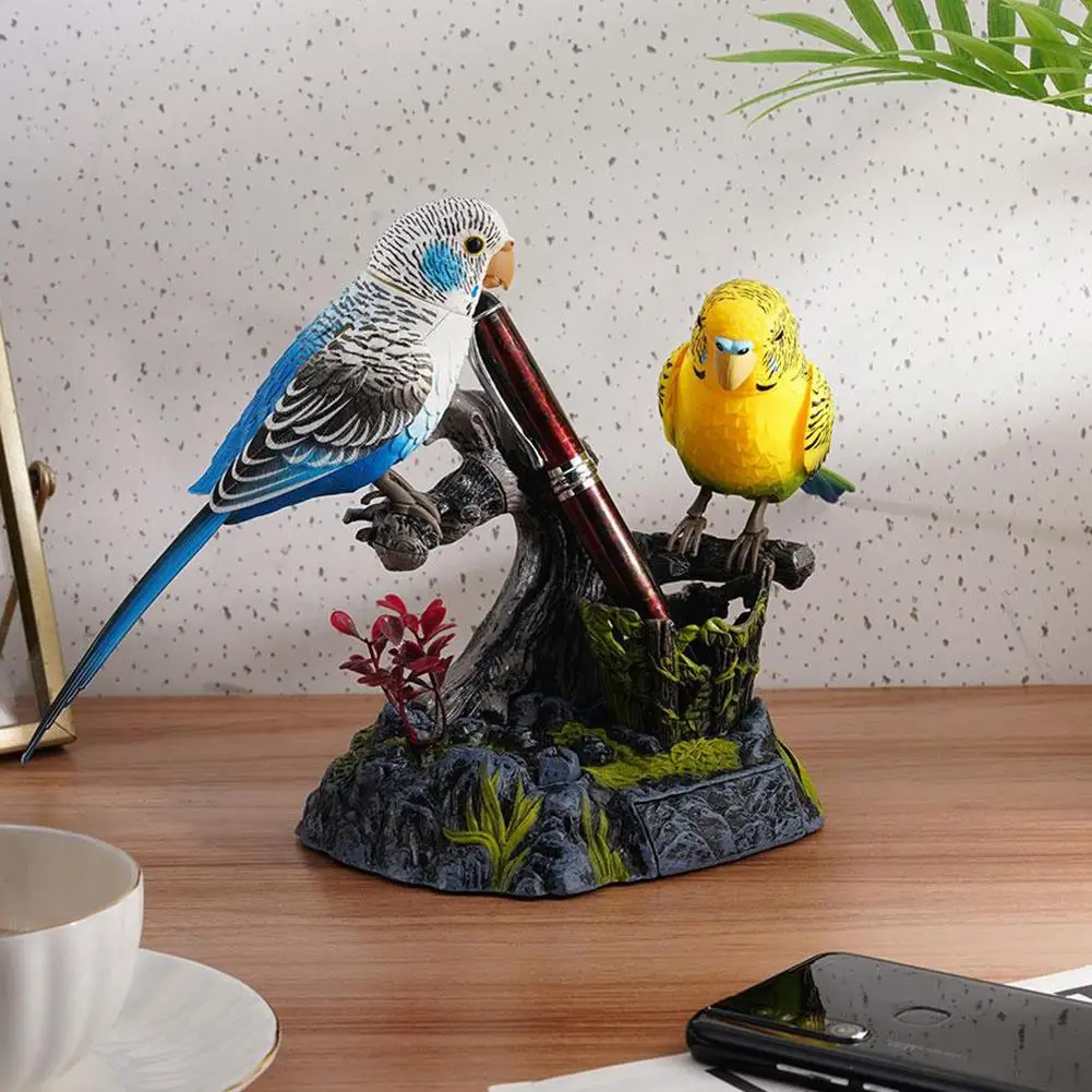 lectric Battery Toys Birds Operated Simulated Induction Sound Parrots Children Moving Toy Talking Control Pets Voice-Activated
