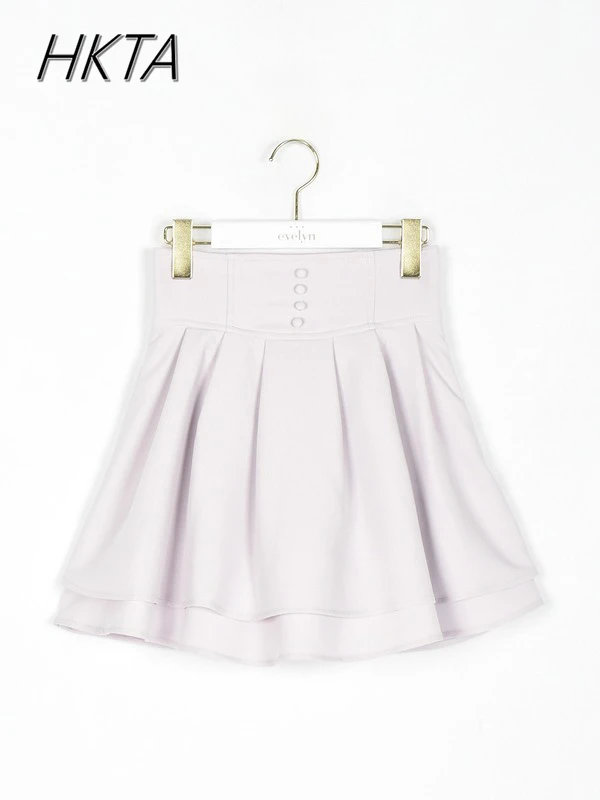 

Japanese Style Sweet High Waist Pleated A Line Lolita Skirts Women Mines 2025 Summer Commute Light Purple Short Skirts Girl