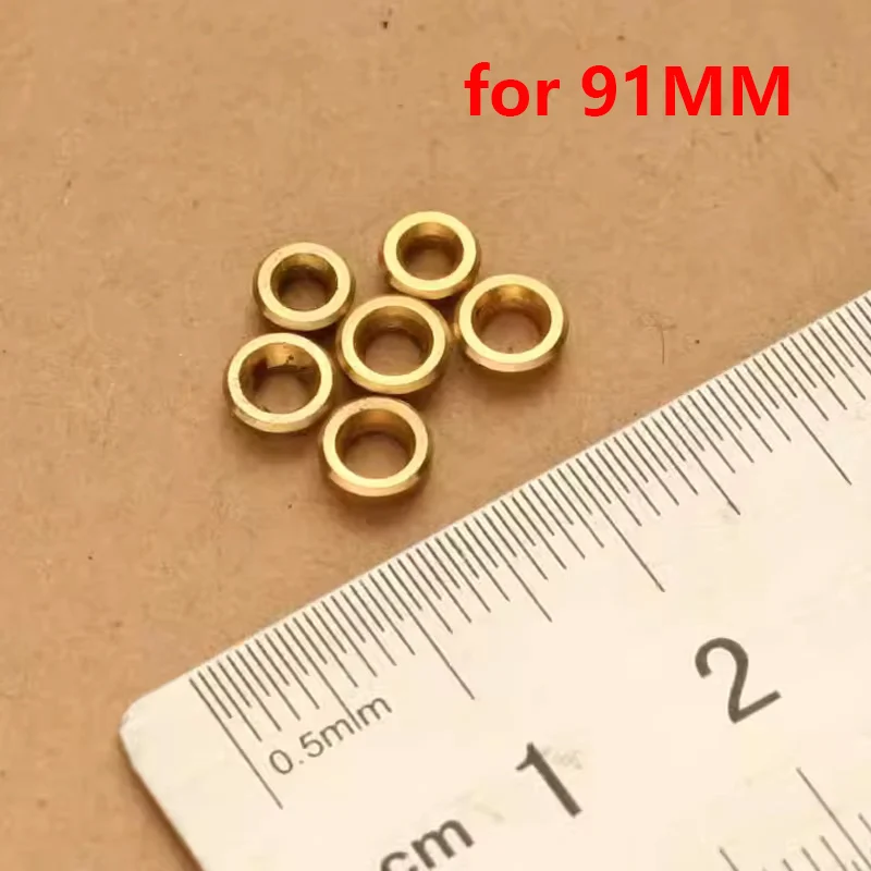 Messerteil: Messing-Schraubenmutter-Nietkappe für 58MM / 65MM / 91MM / 84MM / 111MM Victorinox Schweizer Taschenmesser Huntsman Handyman Ranger – Detail 4