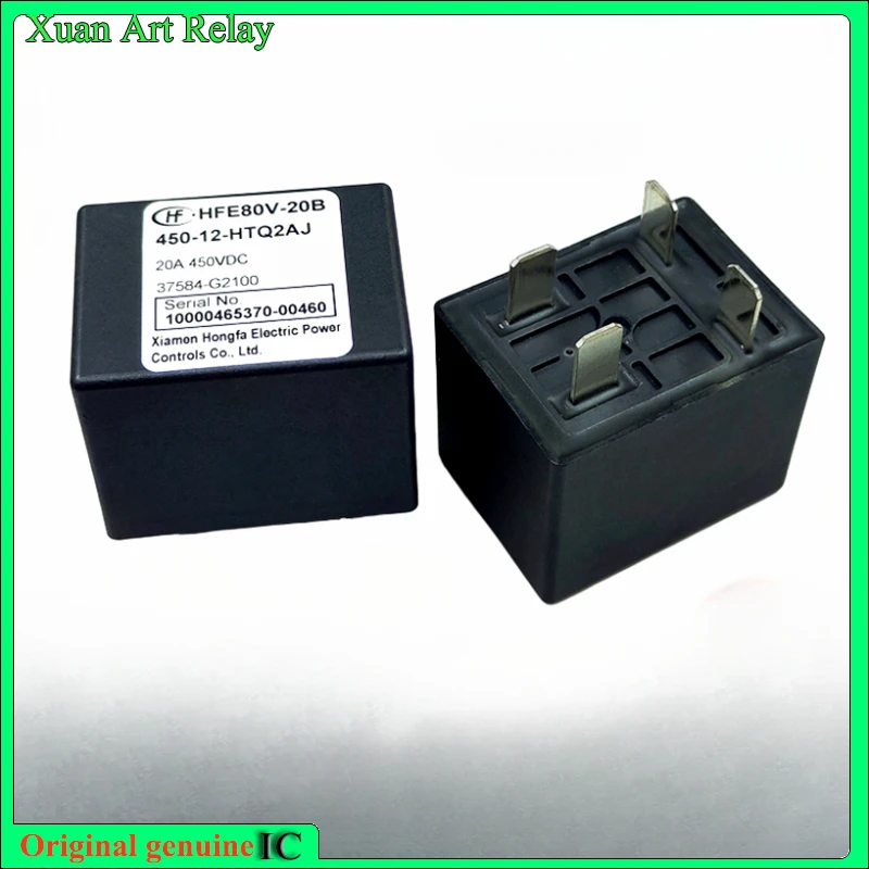 

（Brand-new）1pcs/lot 100% original genuine relay:HFE80V-20B 450-12-HTQ2AJ New energy vehicle pre charging relay