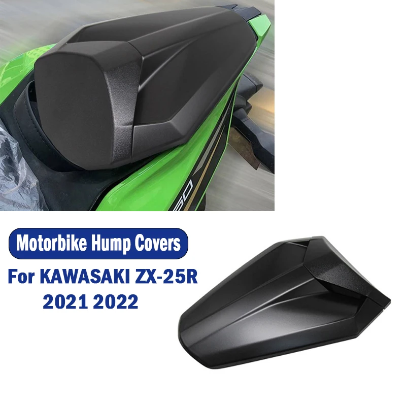 

For KAWASAKI ZX-25R ZX25R ZX 25R 2021 2022 Motorcycle Seat Covers Rear Pillion Seat Cowl Hump Cover Tail Fairing Matte Black New