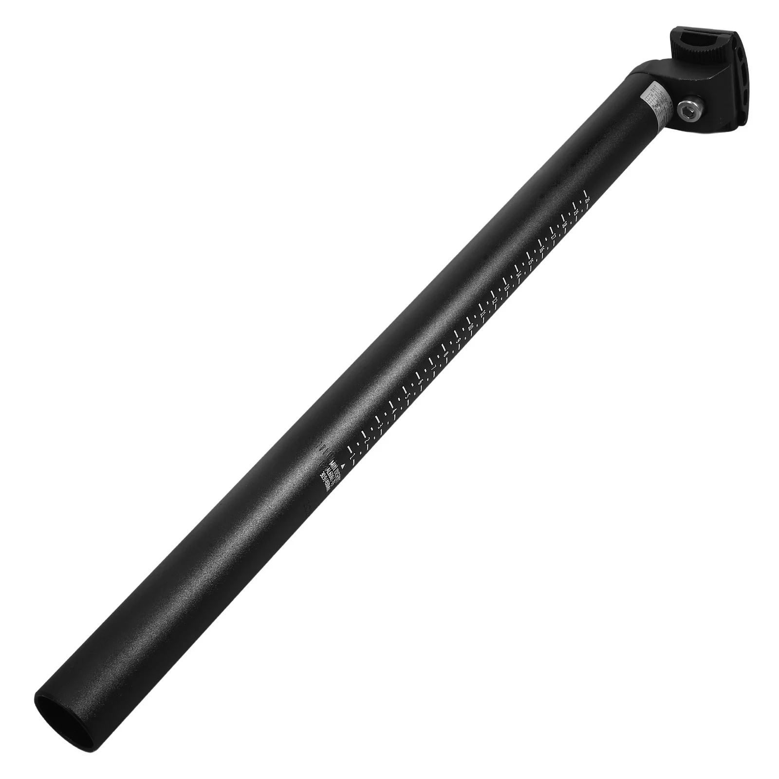 Aluminum Alloy Bicycle Seatpost 30.9Mm Black Matte Finish Adjustable For Mountain Bike Road Bike Track Downhill Fixed