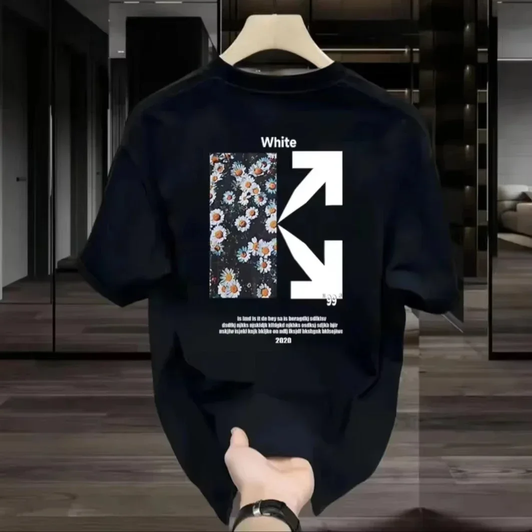 

2025 American Heavy Cotton Short Sleeve T-shirt Ins Shirt G-Dragon with The Same High-quality Luxury Brand Selling Popular