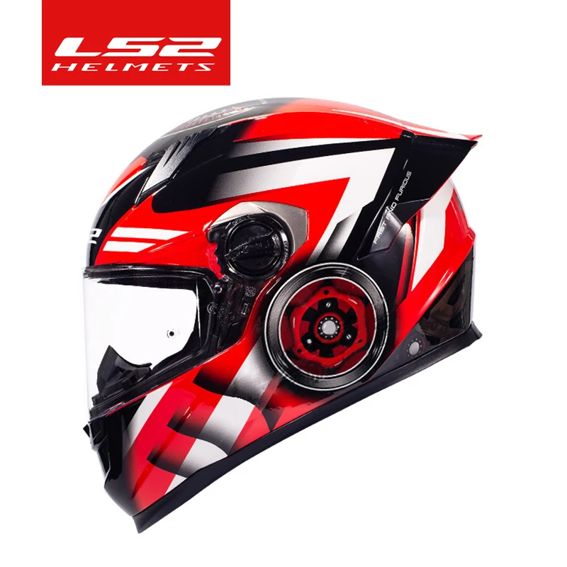 

Original LS2 FF300 Full Face Motorcycle Helmet Woman Man Casco Moto Helmets with transparent Visor ECE