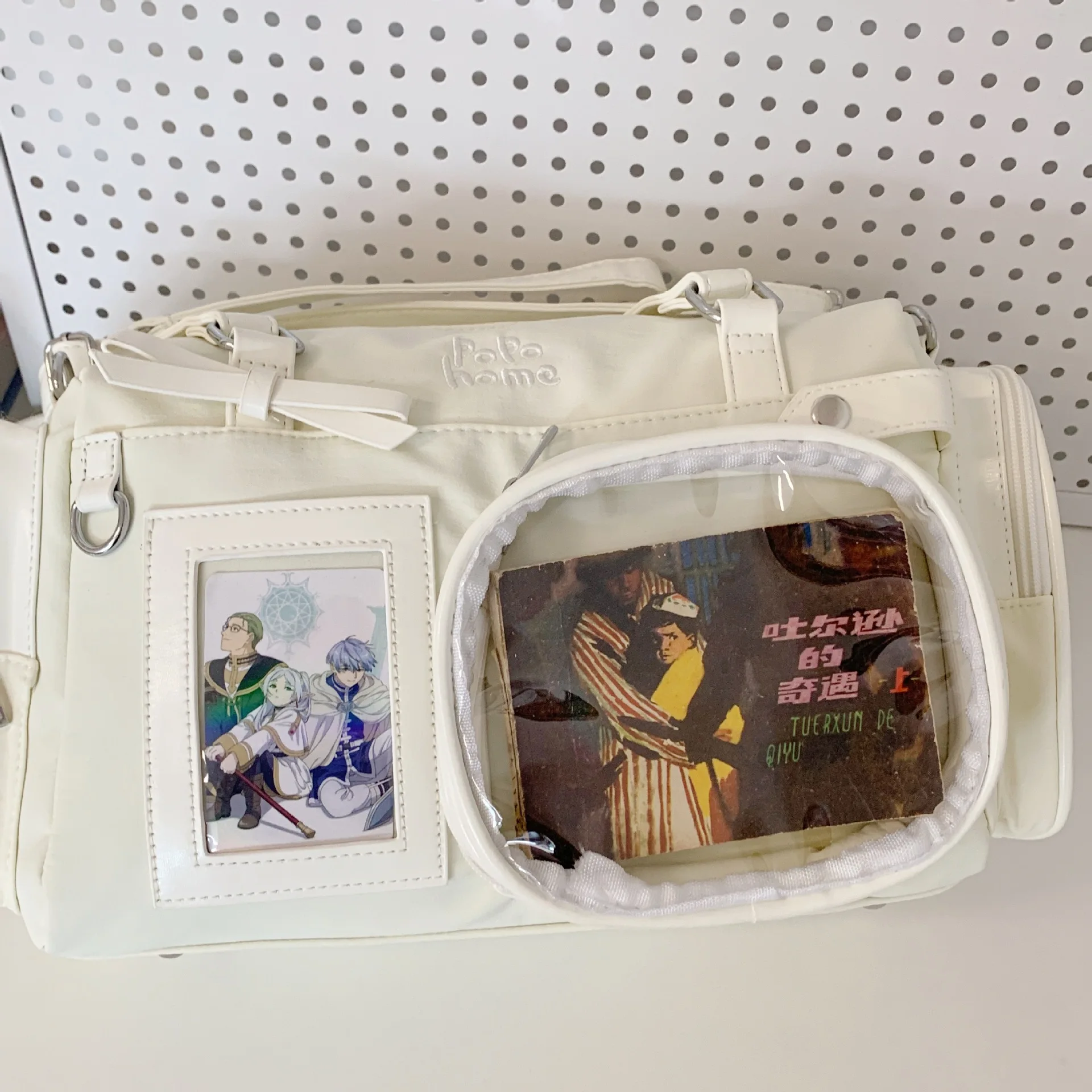 

HAEX Idol Card Women Ita Bags 2025 DIY Anime Badge Commute Subculture Tote Bolso Mujer Fashion Doll Show Crossbody Shoulder Bag