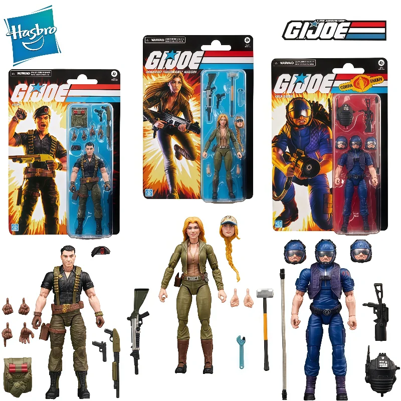 

В наличии Hasbro G.I. Joe GI Joe Classified Series Tele-Viper Krieger Flint Cobra 6 дюймов Фигурка Модель Соберите хобби Игрушки
