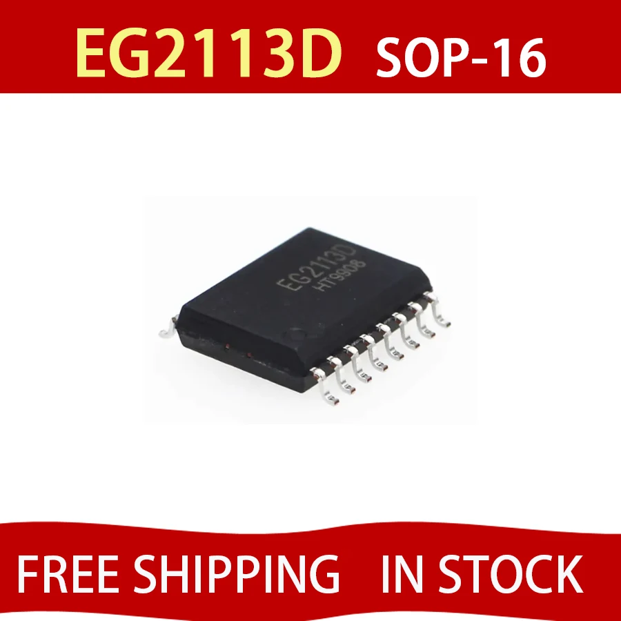 5PCS EG2113D New original  patch SOP16 wide body inverter power half bridge driver chip