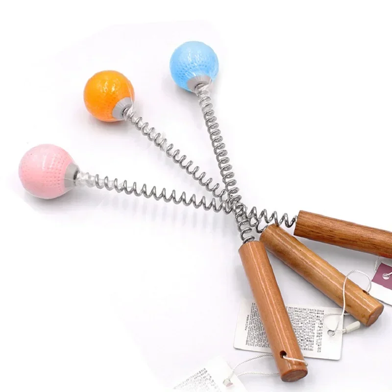 Massage Hammer Massager For Body Wooden Handle Massage Ball Hand-held Multi-purpose Knee Massager Stick Golf Masajeador