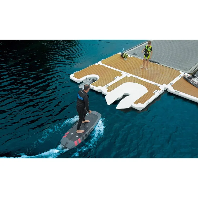 20 سنتيمتر سميكة المضادة للانزلاق العائمة منصة المياه اللعب قطرة غرزة نفخ حوض إيفا الوسادة نفخ مرافق التسلية المياه