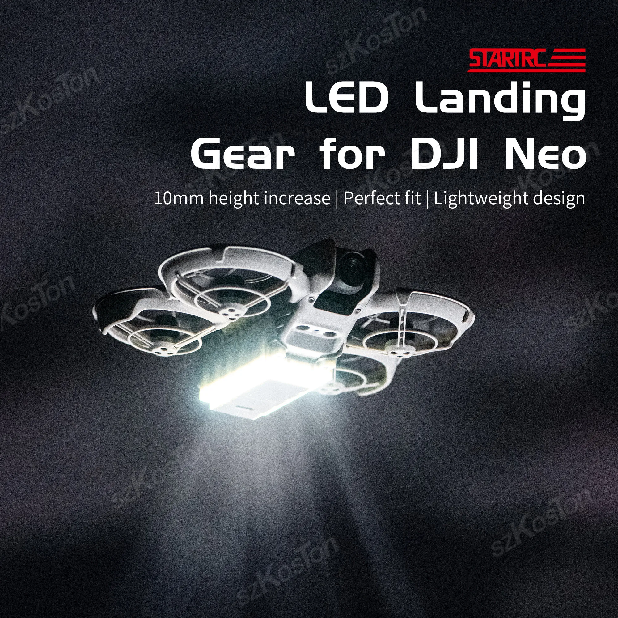 For DJI NEO Drone Landing Gear Night Light Luminous Tripod Snap Design Built-in Battery Rechargeable Lamp For DJI Neo