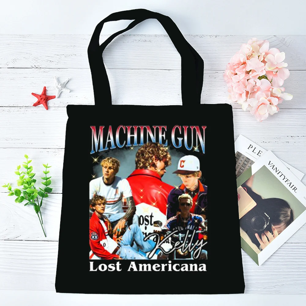Mgk tote bag shopping grocery reusable totebag canvas  woman