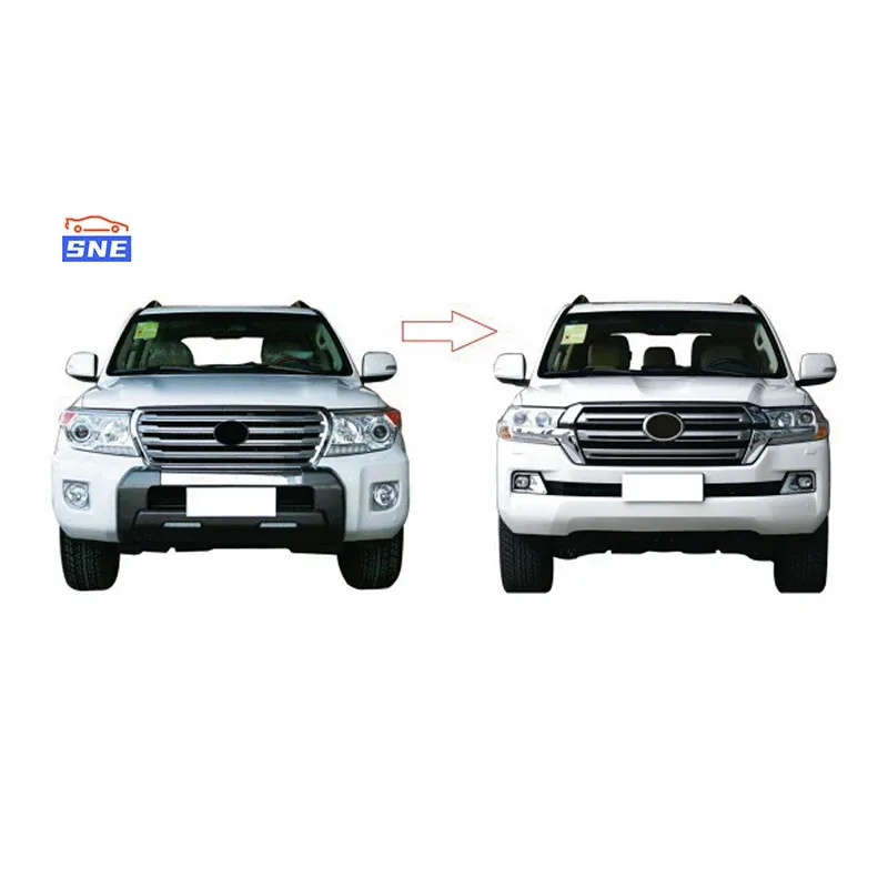 

Cost-effective Front Rear Bumper Headlamp Side Skirt Body Kit for Land Cruiser LC200 2008-2015 to 2016 for Upgrade
