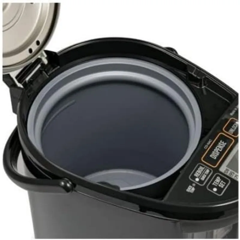 غلاية مياه Zojirushi CD-NAC40BM Micom وسخان (4 لتر، أسود معدني)