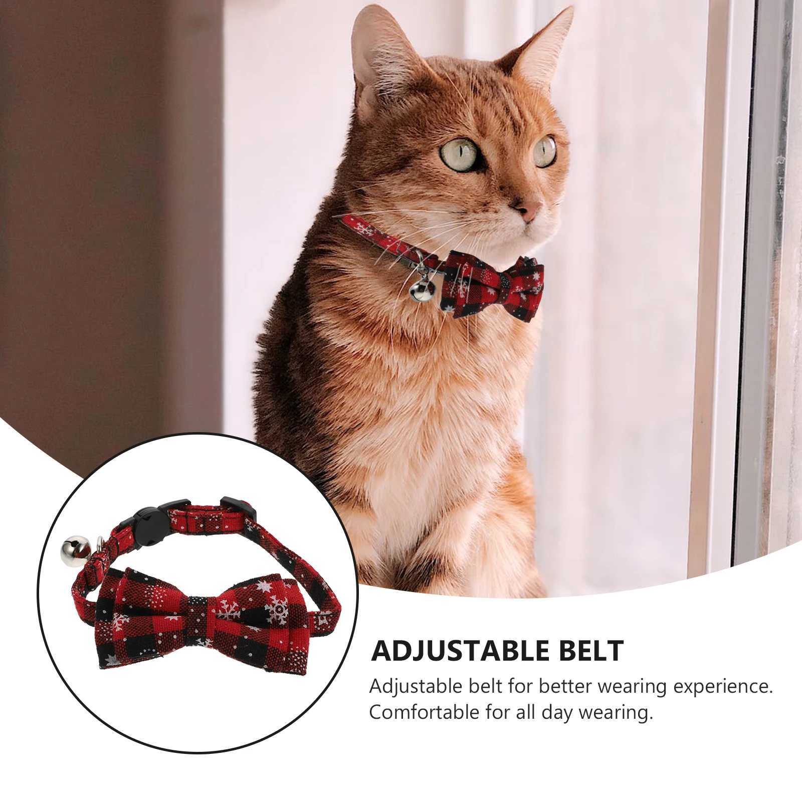 

Cat Collar Adjustable Kitten The Pet Supply Collars Cotton Polyester Cute Chrstmas Party Christmas Accessory