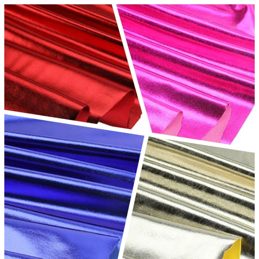 

Four Sided Elastic Spandex Bronzing Fabric Stage Performance Costume Designer Fabrics for Diy Sewing Clothing Cloth