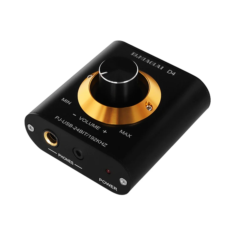 PJ.MIAOLAI D4 External USB Sound Card HiFi Lossless Decoder DAC CM6642 Mini Headphone Amplifier NE5532