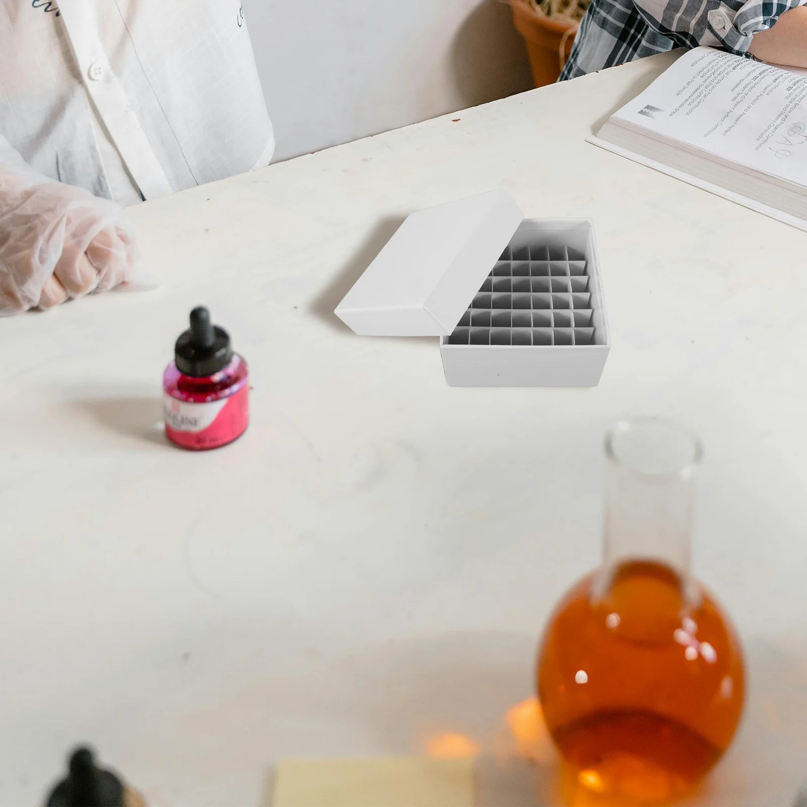 

Freezer Sample Storage Box Outdoor Chest Microcentrifuge Tube Holder Container Lab Caulking Rack