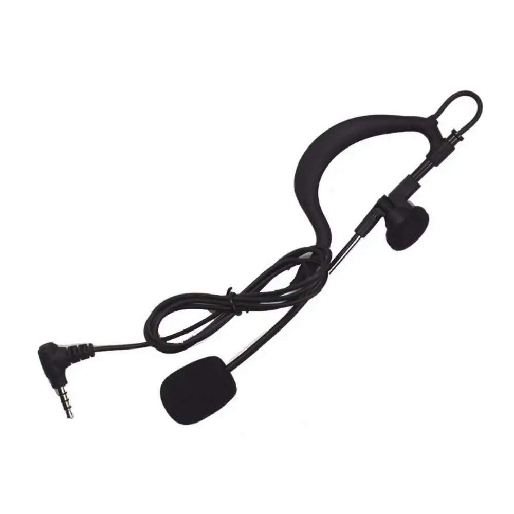 3.5mm Jack Football Referee Headset Full Duplex Ear-hanging Judger Headphone In-Ear Two-way Intercom For EJEAS Earphone