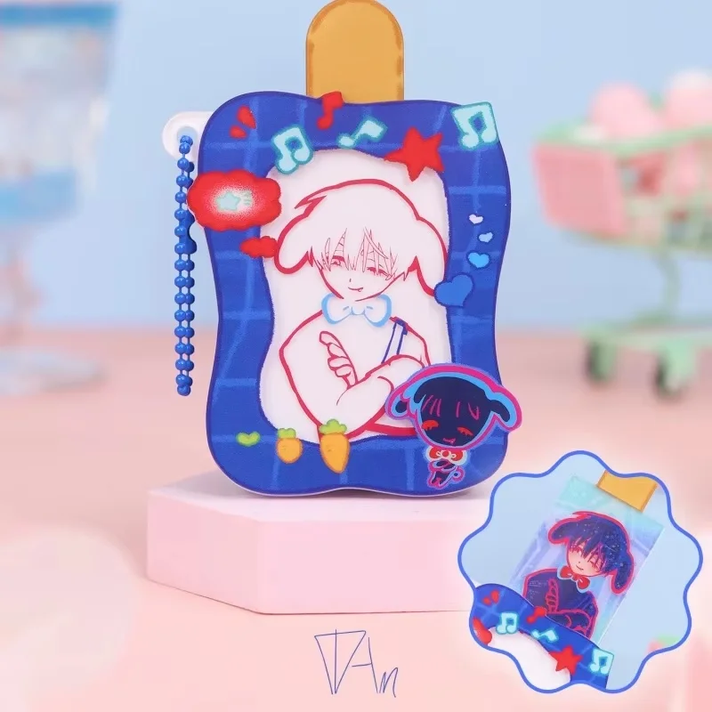 

Коллекционная фигурка-подвеска Alien Stage Genuine Blind Box Toy, серия «Кролик», акриловая, в виде мороженого, милый аниме-стиль, украшение