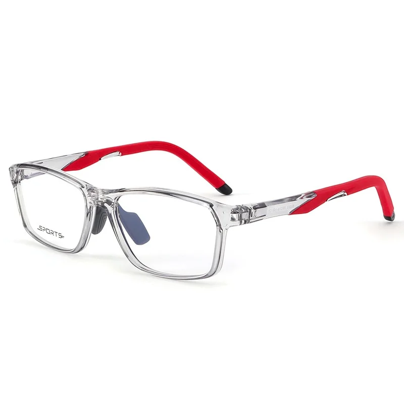 2024 nowe okulary sportowe ramka ultralekkie TR90 męskie okulary do koszykówki rama kwadratowe optyczne okulary na receptę dla mężczyzn Y1226D — zdjęcie 2